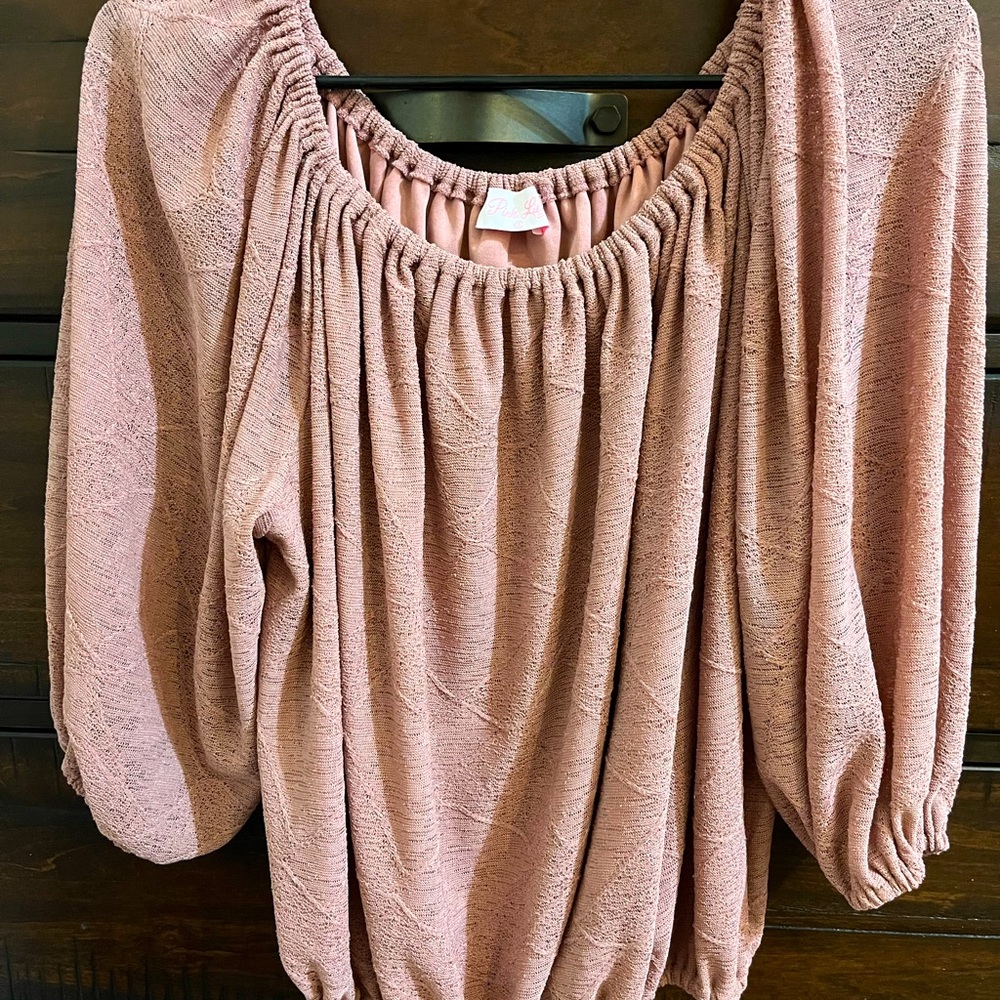 Pink Lily Blouse